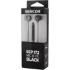 Sluchátka do uší s mikrofonem SENCOR SEP 172 VCM BLACK