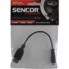 Micro-USB kabel USB A/F-Micro B/M, OTG SENCOR SCO 513-001