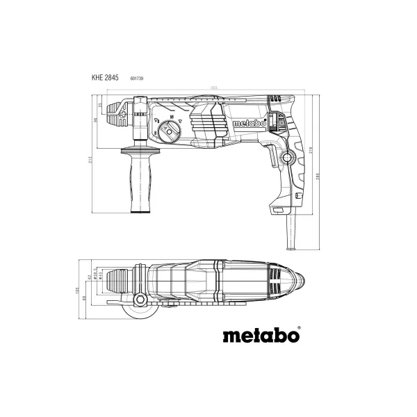 Kombinované kladivo KHE 2845 Metabo 601739500