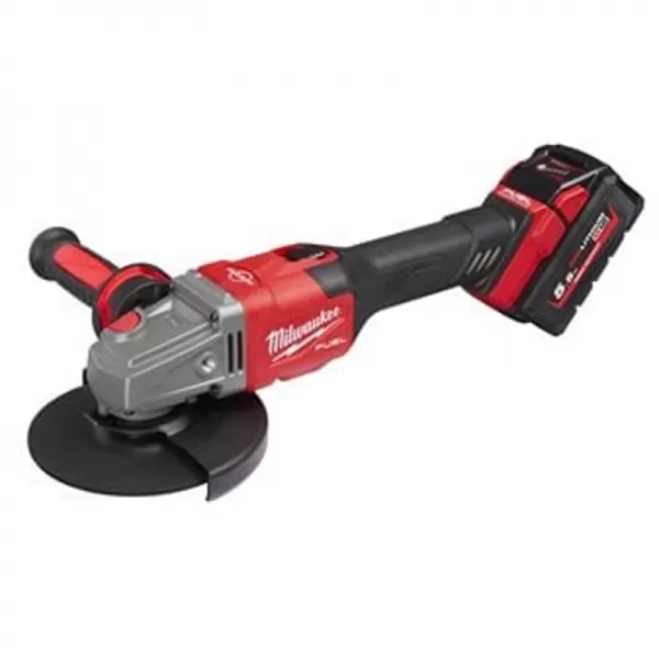 Aku úhlová bruska 125 mm s posuvným spínačem M18 FUEL™ 18V/2x5,5Ah Milwaukee M18FHSAG125XB-552X