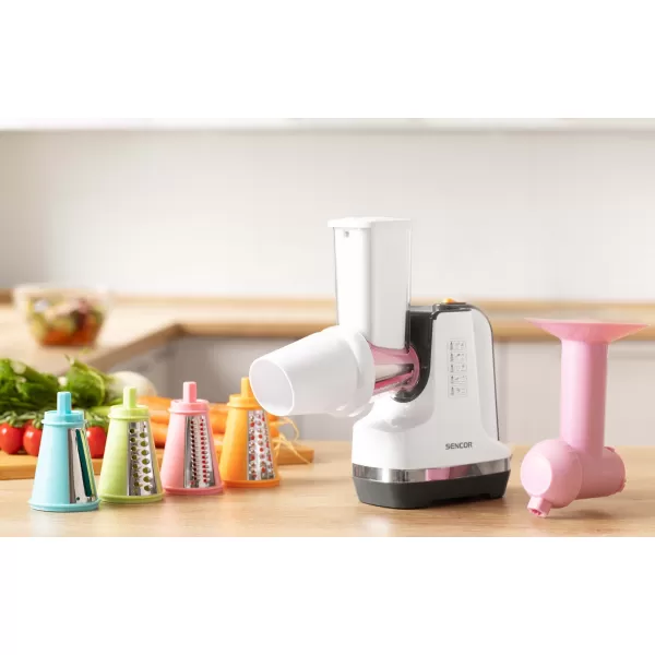 Elektrický kráječ a struhadlo s výrobníkem zmrzliny SENCOR SSG 4500WH