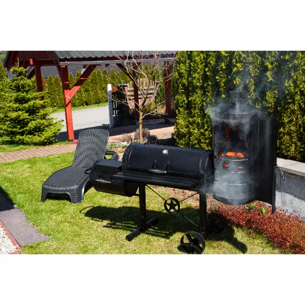 Gril na dřevěné uhlí s udírnou G21 Kentucky BBQ