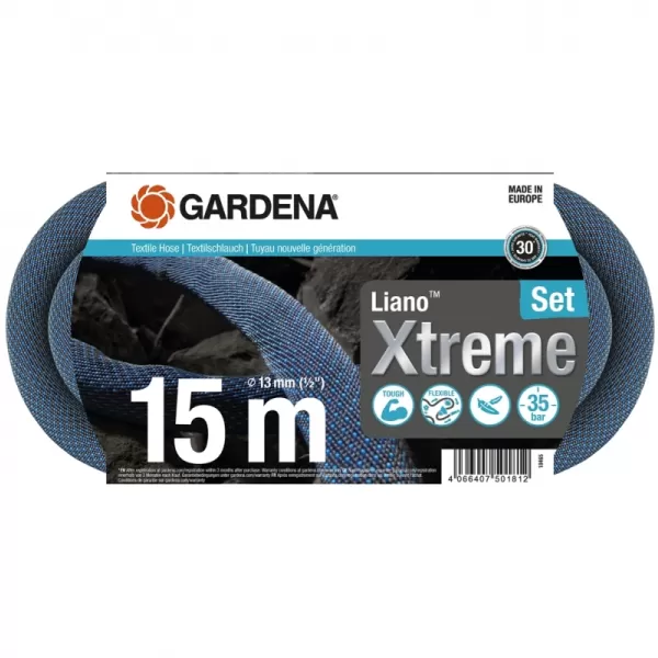 Textilní hadice Liano Xtreme 15 m - sada Gardena 18465-20