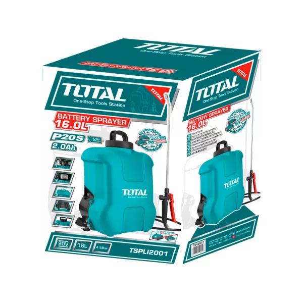 Aku postřikovač zahradní 20V bez aku Total TSPLI2001
