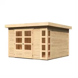 Dřevěný domek KARIBU KERKO 6 (82930) natur LG2995