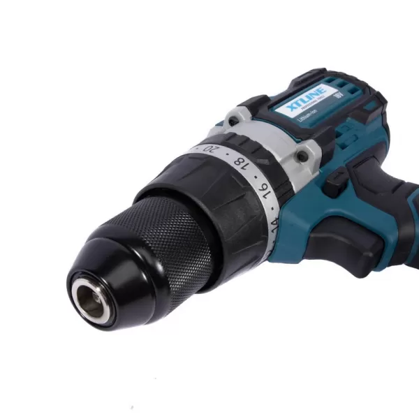 Aku vrtačka bezuhlíková 18V 2x2,0Ah XTline XT102861