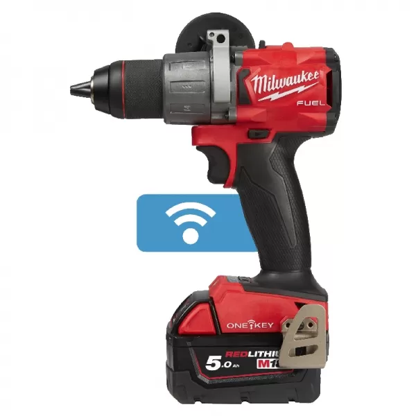 Aku příklepová vrtačka M18 FUEL™ ONE-KEY™ 18V/2x5,0Ah Milwaukee M18ONEPD2-502X