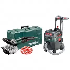 Bruska + vysavač Metabo RSEV 19-125 Beton + ASR 35 L ACP 691000000