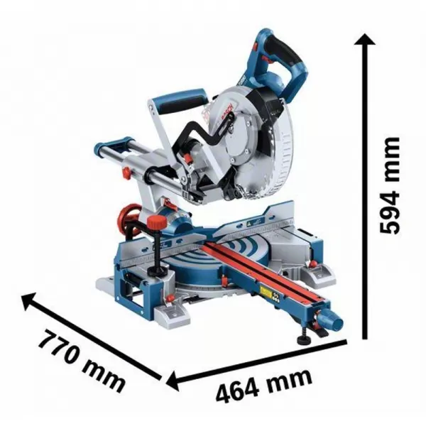 Aku pokosová pila 18V bez aku Bosch GCM 18V-216 D 0601B51000