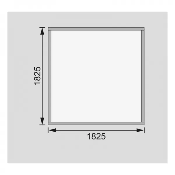 Dřevěný domek KARIBU AMBERG 2 (82971) natur LG1754