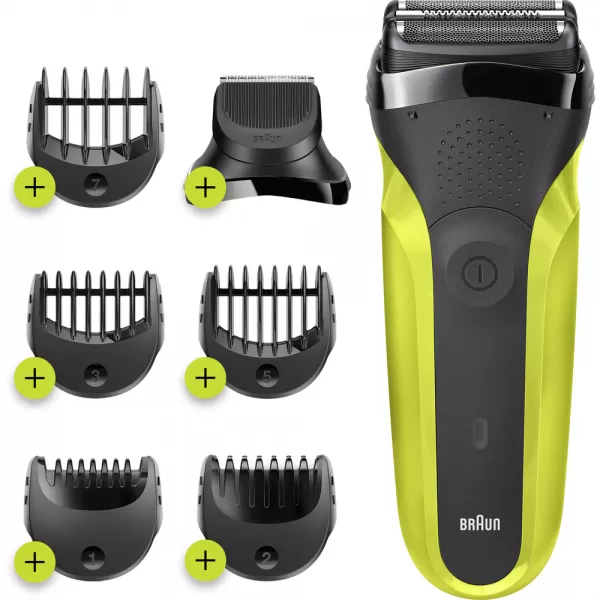 Holící strojek pánský Braun Series 3 300 BT Green