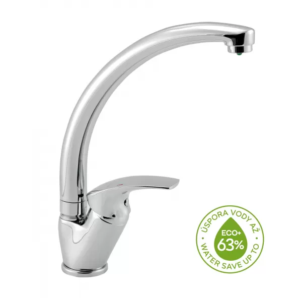 Dřezová stojánková baterie Metalia ECO+ chrom Novaservis 57014,0E