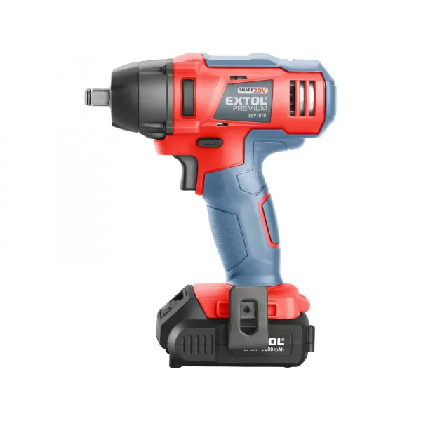 Aku rázový utahovák SHARE 20V 2,0Ah Extol Premium 8891810