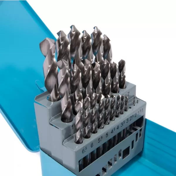 Sada vybrušovaných vrtáků do kovu HSS-G 25 dílů XTLINE XT34025