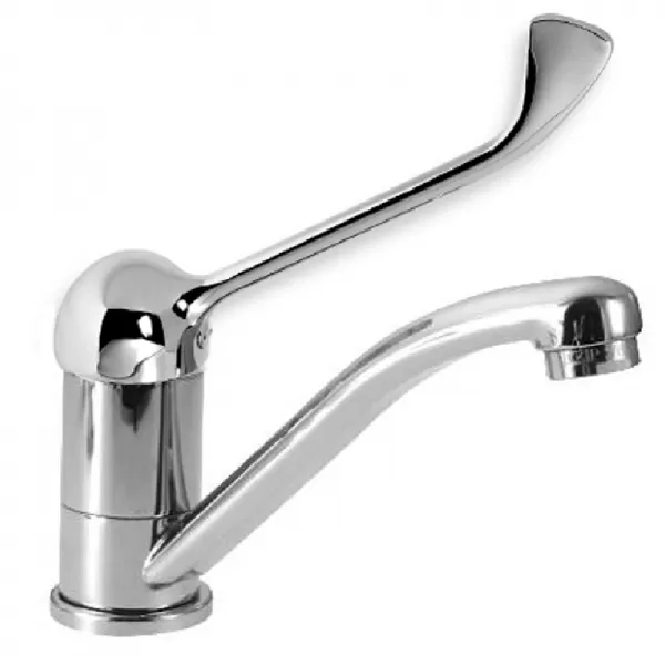 Umyvadlová dřezová baterie lékařská páka Metalia 55 chrom Novaservis 55096L,0