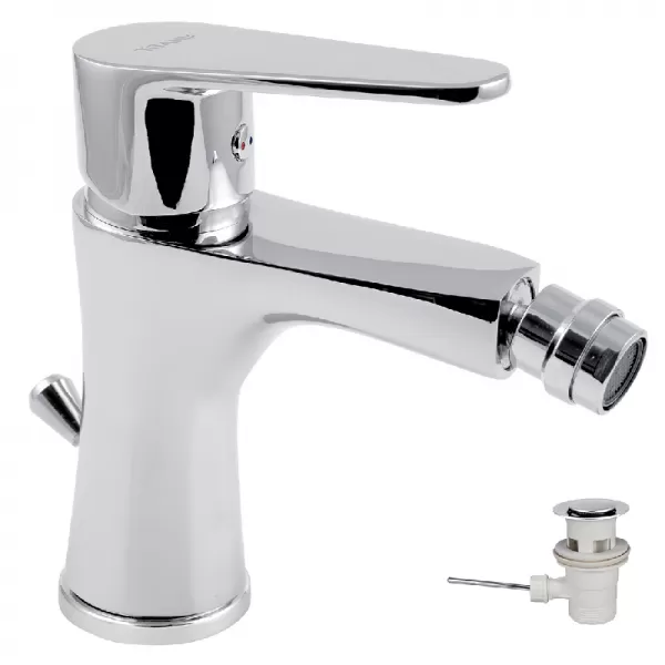 Bidetová baterie s výpustí Titania Fresh chrom Novaservis 96011,0