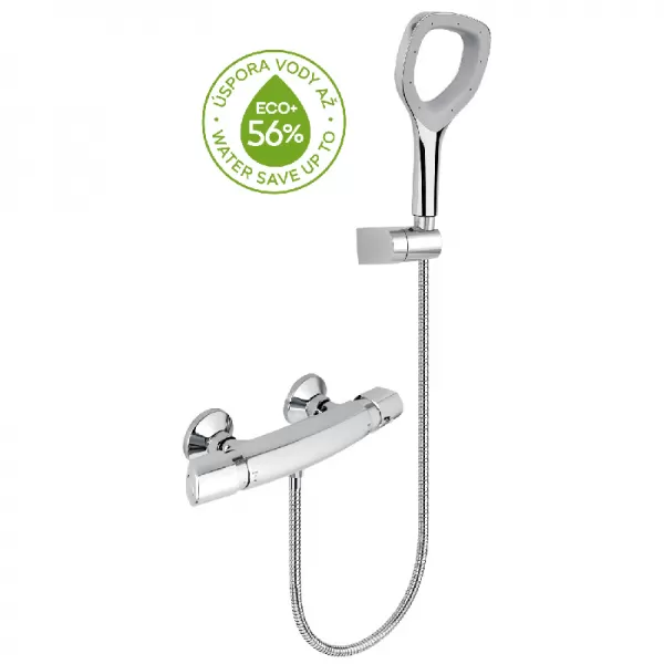 Sprchová baterie termostatická s příslušenstvím Metalia ECO+ chrom Novaservis 57961,0E