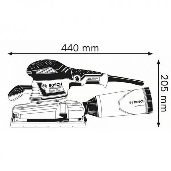 Vibrační bruska GSS 280 AVE Bosch 0601292902