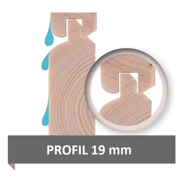 Dřevěný domek KARIBU ASKOLA 4 (73061) natur LG1708