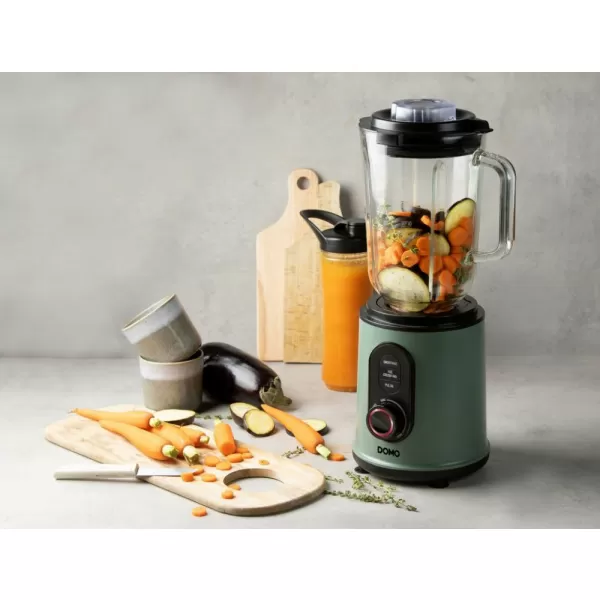 Stolní mixér 2v1 se smoothie DOMO DO734BL