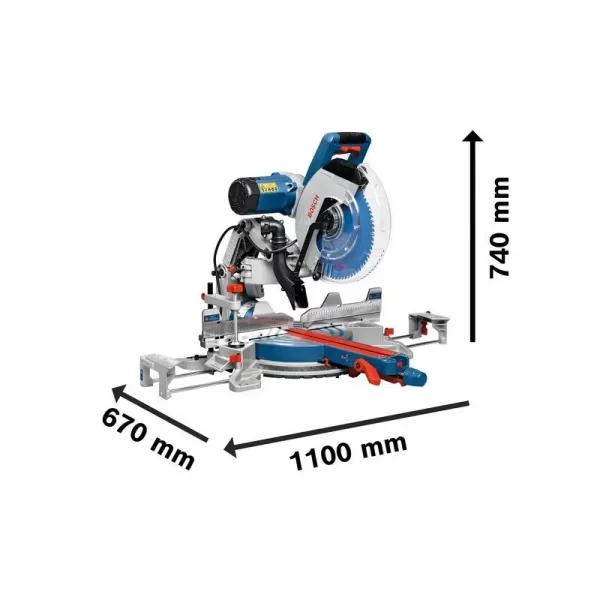 Pokosová a kapovací pila Bosch GCM 12 GDL 0.601.B23.600