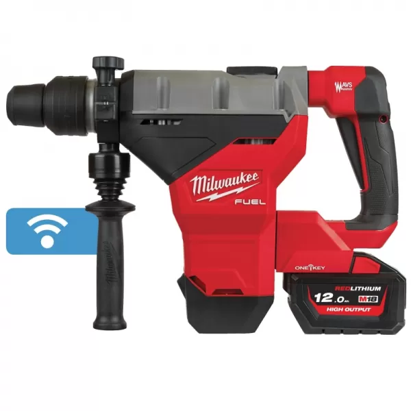 Aku 8 kg SDS-Max vrtací a bourací kladivo M18 FUEL™ ONE-KEY™ 18V/1x12,0Ah Milwaukee M18FHM-121C