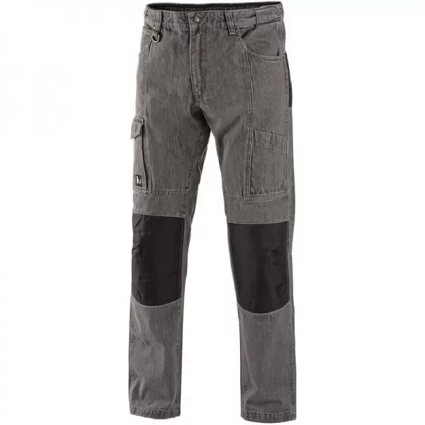 Kalhoty Canis jeans NIMES III, pánské, šedo-černé