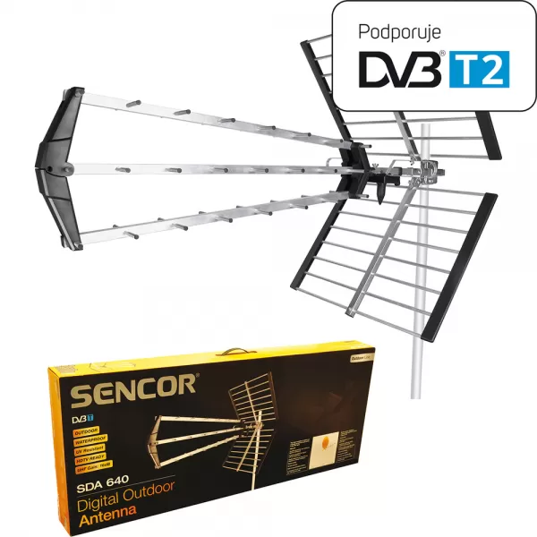 Venkovní anténa SENCOR SDA-640 4G DVB-T2