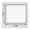 Dřevěný domek KARIBU KERKO 3 (82927) šedý LG2949