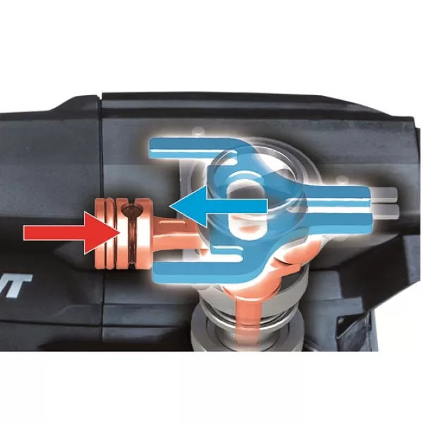Aku kladivo s výměnným sklíčidlem a AWS Li-ion XGT 40V/2x4,0Ah kufr Makita HR009GM203