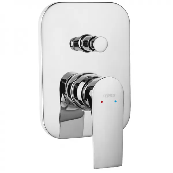 Sprchová podomítková baterie ALGEO SQUARE chrom Novaservis 82050R,0