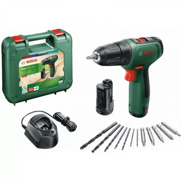 Aku dvourychlostní vrtací šroubovák 12V 2x1,5Ah Bosch EasyDrill 1200 0 603 9D3 007