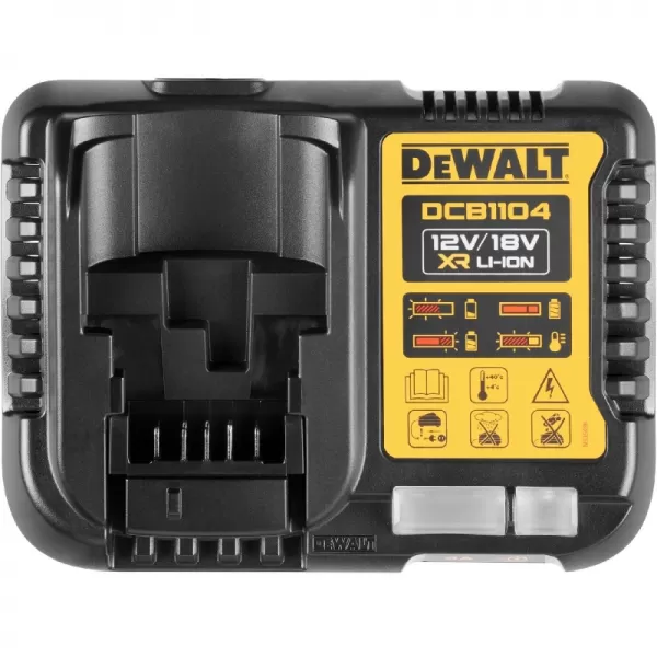 Nabíječka 12-18V XR Li-Ion + 2 x akumulátor 18V 5,0Ah POWERSTACK DeWALT DCB1104H2