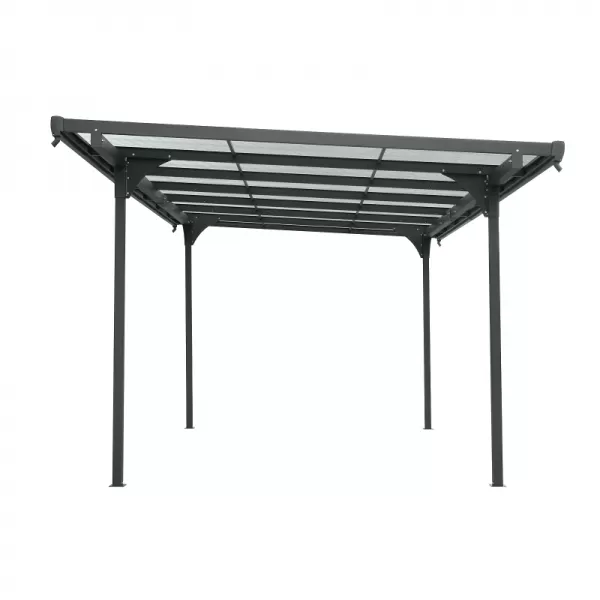 Hliníková pergola LANITPLAST ALU 53 antracit + bronz PC LG4121