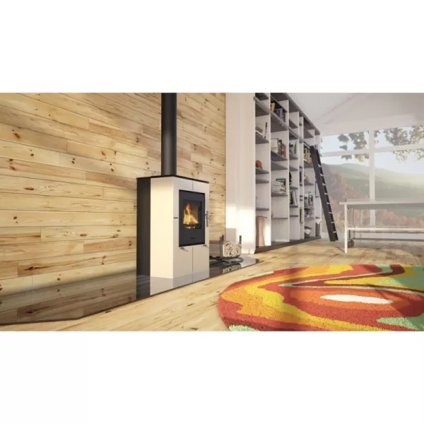 Krbová kamna FLAMINGO EVENES krémová Flamingo HSF02-043