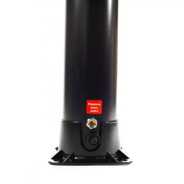 Solární sprcha vč. teploměru s dlouhou hlavicí Hawaj Uno 38 l černo-stříbrná 70556003