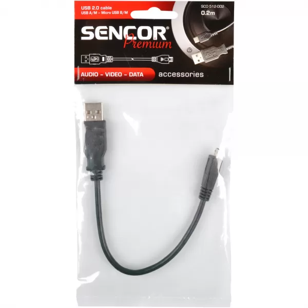 Micro-USB kabel USB A/M-Micro B SENCOR SCO 512-002