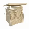 Finská sauna KARIBU CUBEN (81132) terragrau s předsíní LG1933
