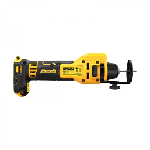 Aku vyřezávačka do sádrokartonu Li-Ion 18V bez aku DeWALT DCE555N