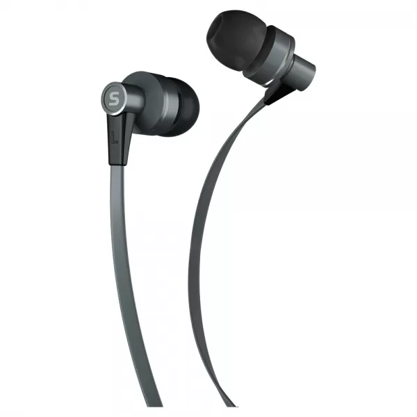 Sluchátka do uší s mikrofonem SENCOR SEP 300 MIC GREY MET