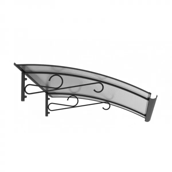 Stříška nad dveře LANITPLAST REGIA 140/82 ANTRACIT LG2801