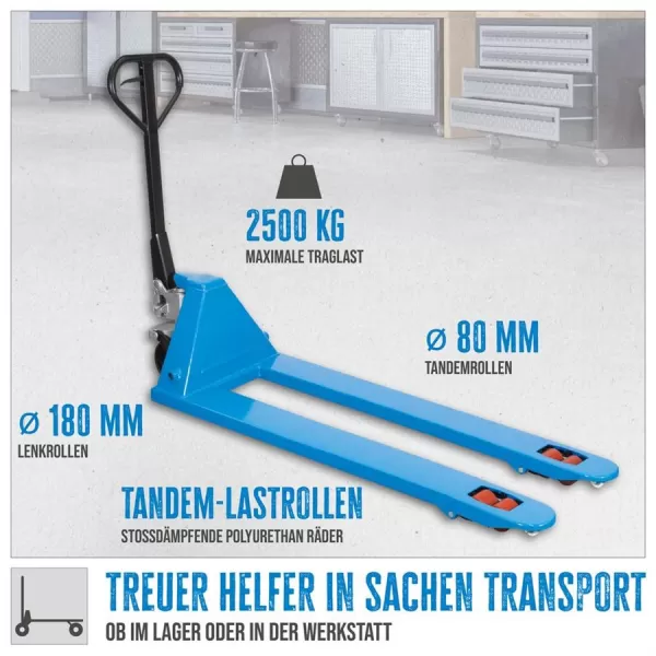 Paletový vozík GHW 2500-180 PU Güde 24327