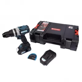 Aku vrtačka s příklepem bezuhlíková 70 Nm 18V 1x2,0Ah + nabíječka + box XTLINE XT102805-1B2B