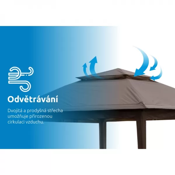 Zahradní Altán Vista 3x3 m Marimex 10970572