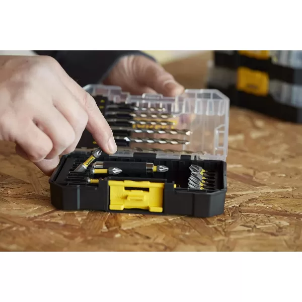 19-dílná sada torzních bitů a vrtáků Stanley STA88552