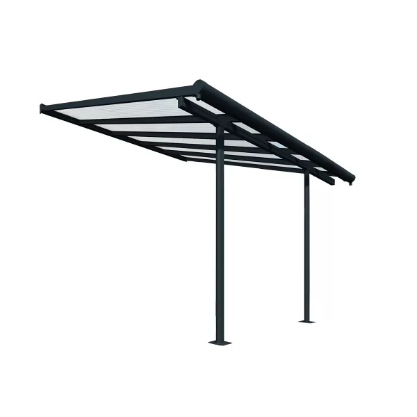 Hliníková (montovaná) pergola Palram Sierra 3000 antracit 3 x 3