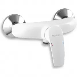 Sprchová baterie bez příslušenství 150 mm Metalia 57 bílá Novaservis 57060/1,1