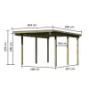 Carport KARIBU ECO 1A 62023 LG1867