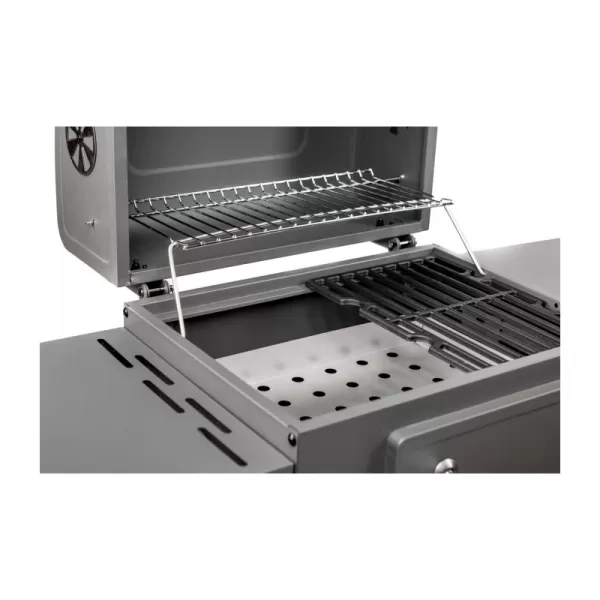Gril na dřevěné uhlí s litinovým roštem Activa 11247C