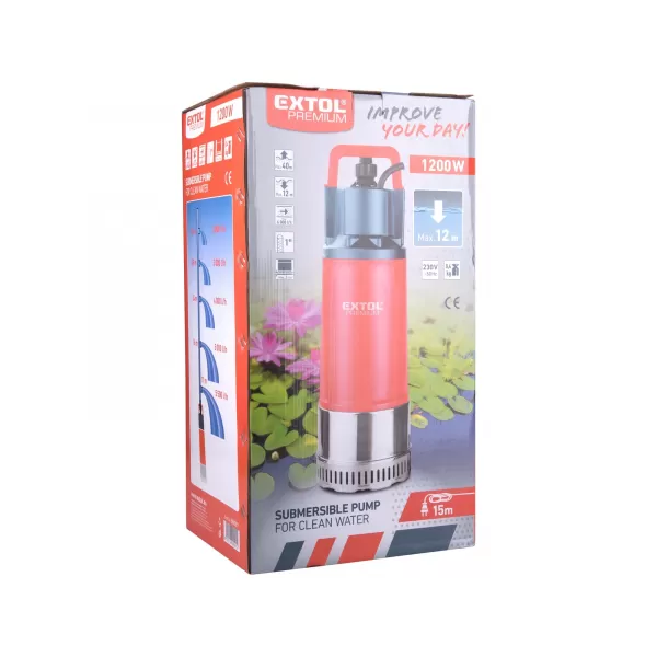 Ponorné tlakové čerpadlo/vodárna Extol Premium 8895017
